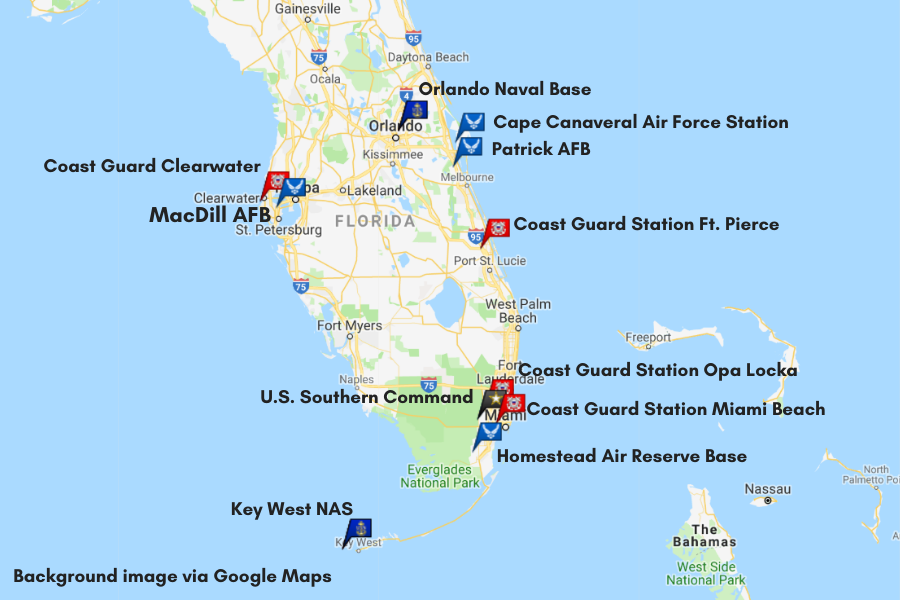 What To Expect When You PCS To MacDill AFB Florida   MacDill Area Military Bases (1) 